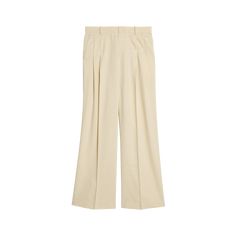 Men's double-pleated pants by Helmut Lang  Approx.  33 1/2" inseam Regular rise Front slant pockets Back welt pockets Full length Loose fit through straight legs Linen/viscose/elastane Unlined Dry clean Imported Classic Relaxed Fit Wide-leg Chinos, Classic Wide-leg Relaxed Fit Chinos, Classic Wide-leg Chinos For Workwear, Classic Formal Work Pants Wide-leg, Classic Wide-leg Work Pants For Formal Occasions, Classic Formal Wide-leg Work Pants, Wide Leg Business Chinos With Pockets, Classic Formal Wide Leg Chinos, Classic Wide Leg Chinos For Formal Occasions