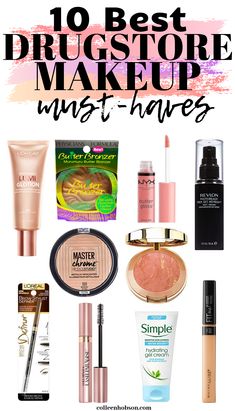 Drugstore Makeup Products, Makeup Packaging, Drugstore Concealer, Magic Makeup, Make Up Tutorials, Makeup Bag Essentials, Makeup Lovers