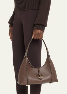 Tod's Amanda Leather Hobo Bag Leather Hobo Bag, Leather Hobo, Bergdorf Goodman, Top Designers, Hobo Bag, Shopping List, Tops Designs, Luxury Fashion, Free Shipping