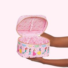 This must-have silhouette features a top handle & zip-around closure for easy toting & easy storing of your favorite full-sized makeup & skincare products. Disney Princess Vanity, Princess Vanity, Stop Dreaming, Stoney Clover Lane, Stoney Clover, Never Stop Dreaming, Mini Pouch, Dance Recital, Princess Collection