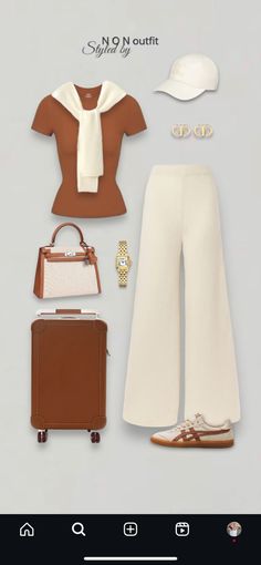 Coach Outfits Women, Airport Outfits For Women, Grown Woman Outfits, Classy Airport Outfit, Chic Travel Style, Romantic Body Type, Going Outfit, Stylish Casual Outfits, Airport Chic