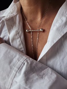 A minimalist design on Sterling silver 925 fully handmade.This  lariat necklace upgrades all outfits.  All of my pieces are fully handcrafted please allow for small variances from piece to piece, as this is the feature of owning one of the kind handmade jewelry. It might also like https://www.etsy.com/listing/498139342/sterling-silver-earringsdrop Feel free to ask me for personal orders or further questions. Handmade Sterling Silver Lariat Necklace With Pendant, Handmade Sterling Silver Pendant Lariat Necklace, Minimalist Lariat Necklace With Clavicle Chain For Layering, Minimalist Silver Lariat Chain, Silver Delicate Chain Lariat Necklace, Silver Sterling Silver Lariat Pendant Necklace, Minimalist Sterling Silver Jewelry With Adjustable Length, Silver Sterling Silver Lariat Necklace With Pendant, Silver Lariat Chain Necklace For Layering