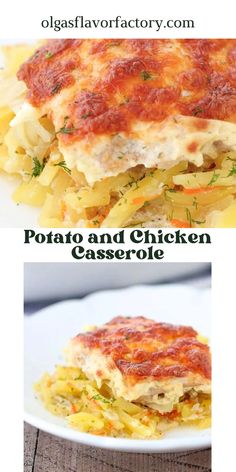 Discover the ultimate comfort food with this delicious Potato Chicken Casserole! Tender potatoes, carrots, and savory onions come together, topped with juicy chicken and a golden, cheesy crust.