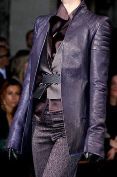 Purple Suit, Leather Fashion