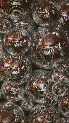 many disco balls piled up with a vintage filter Iphone Images, Success Art, River Summer, Hair Content, Brand Aesthetic, Galaxy Theme, Scenery Photography, Artist Wall, Water Sea