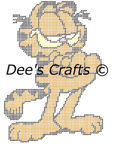 an image of a cartoon character with the word dee's crafts on it