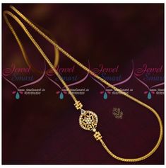 Traditional South Indian Jewellery, Online Gold Jewellery, Pearl Jewelry Design, Diamond Necklace Designs, Gold Chain With Pendant, Jewellery Sketches, Indian Jewellery Design