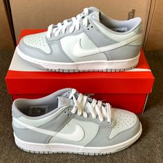 Dunk Low Gs ‘Pure Platinum Wolf Grey’ Size: Big Kids 6y/Women’s 7.5 Condition: Brand New Deadstock In The Box With Proof Of Purchase From Nike (See Last Pic). Sku: Dh9765-001 From A Smoke-Free Home. Will Ship Out To The Buyer Double Boxed, Same Or Next Day After Purchased. Nike Sb Dunk Low Pro, Nike Sb Dunks Low, Cute Nikes, Nike Sb Dunks, Nike Dunk Low, Dream Shoes, Nike Air Max 90, Shoes Nike, Dunk Low