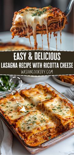 Savory Lasagne With Ricotta with Lasagna Recipes, World Best Lasagna Recipe, Lasagna Recipe Easy Simple, The Best Homemade Lasagna, Best Cheese For Lasagna, and Ground Beef Lasagna Recipe. Easy Delicious Lasagna Recipe, Lasagna With Cream Cheese