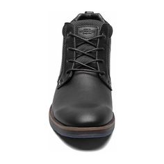 The versatile Nunn Bush Circuit Plain Toe Chukka features a stylish upper with a modern mix of textures, materials, colors, and a cool, two-tone sole. A go-to boot for work or play, it also has breathable mesh linings and a fully cushioned Comfort Gel footbed.Features: ComfortClosure Type: Lace-UpShaft Circumference: 10 InchesBoot Shaft Height: 4 InchesShoe Heel Height: 1 1/4 InchesUpper/Outer Base Material: 100% SyntheticShoe Lining Material: FabricSole Material Content: 100% RubberToe Type: Pl Ankle-high Synthetic Work Boots, Synthetic Ankle-high Boots For Work, Ankle-high Synthetic Boots For Work, Modern Synthetic Boots For Winter, Casual Synthetic Lace-up Ankle Boots, Casual Business Winter Boots, Black High-top Lace-up Work Boots, Casual Leather Boots With Rubber Heel Cap, Black High-top Lace-up Boots For Work