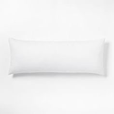 a white pillow on a white background