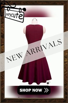 Wine Red Sleeveless Party Skater Dress Red Sleeveless Dress For Summer Party, Red Sleeveless Party Dress, Red Sleeveless Dress For Party Season, Red Sleeveless Dress For Evening Party Season, Solid Sleeveless Dress For Party Season, Solid Color Sleeveless Dress For Party Season, Fitted Red Sleeveless Cocktail Dress, Red Fitted Sleeveless Cocktail Dress, Elegant Red Sleeveless Dress For Party Season