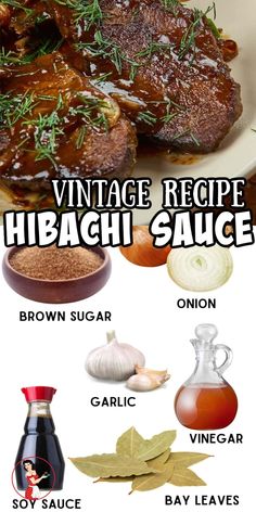 an image of vintage recipe high - sugar sauce