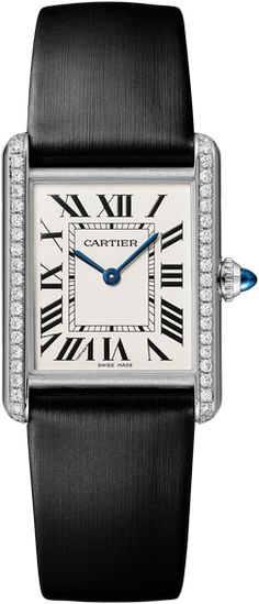 Cartier Tank Must Xl, Cartier Tank Black, Tank Watch Cartier, Cartier Tank Americaine Woman, Tank Americaine Cartier, Small Tank, Cartier Tank, Fine Watches, Exquisite Design