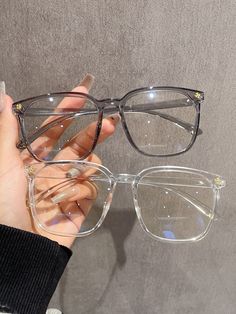 Collar     Embellished   Women Accessories Clear Glasses Frames Women, Glasses Women Fashion Eyeglasses, Cute Glasses Frames, Classy Glasses, Glasses Frames Trendy, Futuristic Sunglasses, Fancy Glasses, Glasses Inspiration, Clear Glasses Frames