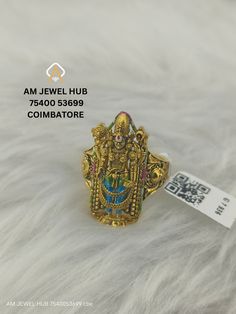 Venkateshwara Swamy Rings For Men, Venkateswara Swamy Gold Rings For Men, Balaji Gold Rings For Men, Gold Pendants For Men, Gold Jewellry