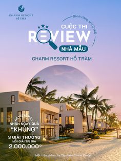 an advertisement for the new resort in thailand