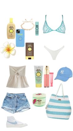 Day in Miami fits! 🫶🩵 Miami Fits, Beachy Outfits, Summer Holiday Outfits, Trendy Bikinis, Outfit Inspo Summer, Cute Lazy Outfits, Cute Preppy Outfits, Coconut Girl