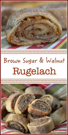 Brown Sugar and Walnut Rugelach: You won't believe how easy these are to make! | Ms. Toody Goo Shoes The Secret Life Of Bees, Rugelach Recipe, Sukkot, Jewish Recipes, Rosh Hashanah, Cookie Desserts, Secret Life, Holiday Baking