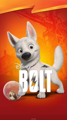 the poster for bolt from disney's animated movie