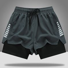 Season:Summer; Fabric:Polyester; Gender:Men's; Style:Casual,Sport; Elasticity:Micro-elastic; Occasion:Sports,Basketball,Gym; Details:Lined; Fit Type:Regular Fit; Function:Quick Dry,Breathable; Waistline:Mid Waist; Pattern:Plain; Design:Drawstring,Elastic Waist,Liner; Pants Type:Running Shorts,Gym Shorts; Fly Type:Drawstring,Elasticity; Front page:FF; Listing Date:12/18/2023; Production mode:External procurement; Hips:; Length:; Waist:; Pants Length:Short Gym Shorts For Men, Athletic Wear Men, Mens Sportswear Fashion, Short Hombre, Mens Athletic Shorts, Gym Clothes For Men, Short Gym, Activewear Details, Cool Shorts