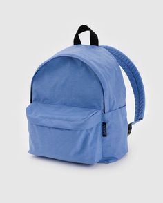 Medium Nylon Backpack : Pansy Blue - Baggu Cold Bag, Bar Apron, Hair Necklace, Black Candy, School Interior, Medium Backpack, Back Bag, Knit Wrap, Back Jewelry