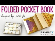 folded pocket book designed by hedyyle