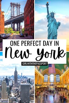 One Day in New York City Itinerary! One Day In Nyc, New York Trip Planning, New York City Itinerary, New York Itinerary, Day Trip To Nyc, Day In New York City, Food Nyc, Nyc Itinerary