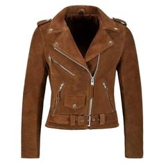 Genuine Suede Leather women Jacket Elegant Brown Leather Biker Jacket, Chic Brown Biker Jacket For Work, Elegant Fall Outerwear With Zipper Closure, Elegant Fall Biker Jacket For Work, Luxury Fall Outerwear With Zipper Closure, Chic Business Outerwear With Zipper Closure, Fall Business Biker Jacket, Leather Biker Jacket For Business, Classic Fall Biker Jacket For Work