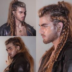 Viking Hairstyle, Viking Aesthetic, Viking Braids, Viking Men, Viking Hair, Long Hairstyle, Trendy Hairstyle, We're Back