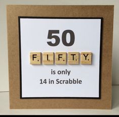 50th Scrapbook Ideas, 50th Birthday Handmade Gifts, 50th Bday Cards For Men, Birthday Card For 50th Birthday, Scrapbook Ideas 50th Birthday, Dads 50th Birthday Card Ideas, 50th Card Ideas, Presents For 50th Birthday Men, Card Ideas For 50th Birthday