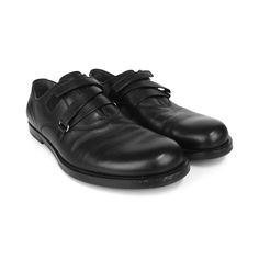 Gucci dress shoes in smooth black leather with velcro straps across the top with silver o-ring hardware and an embossed logo. Includes box. Brand = Gucci Size = 9 Condition = 8.5/10, Excellent. Light wear to soles. Material = Leather SKU = 23662-1 Black Dress Shoes With Tang Buckle And Round Toe, Black Leather Dress Shoes With Tang Buckle, Gucci Modern Black Loafers, Black Leather Dress Shoes With Buckle, Gucci Round Toe Dress Shoes For Business, Gucci Business Dress Shoes With Round Toe, Classic Black Gucci Leather Shoes, Gucci Black Leather Slip-on Shoes, Gucci Formal Leather Shoes With Rubber Sole