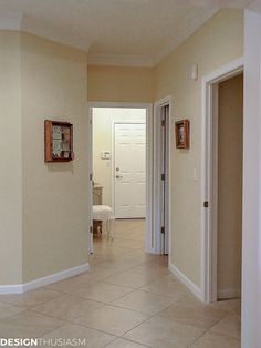 the hallway is clean and ready for us to use in the house or office area