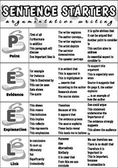 a table with different types of sentences and examples for each subject in the text