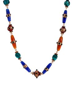 in stock Color Beaded Necklace, Chic Fashionista, 1928 Jewelry, Vintage Repurposed, Vintage Inspired Jewelry, Cameo Jewelry, Sapphire Color, Necklace Online, Vintage Bohemian