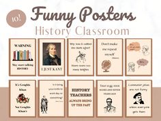 funny posters for the history classroom