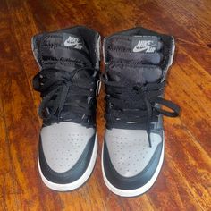 Nike Air Jordan 1 Retro High Og Gs Shadow Size 5.5 Youth In Good Conditions But It Doesn’t Come With A Og Box. If You Have Any Question Feel Free To Message Me Thank You. All Sales Are Final No Returns Shadow Color, Nike Air Jordan 1 Retro, Air Jordan 1 Retro High Og, Air Jordan 1 Retro High, Nike Air Jordan 1, Air Jordan 1 Retro, Jordan 1 Retro High, Jordan 1 Retro, Kids Nike