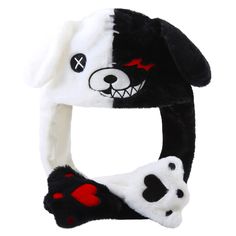 PRICES MAY VARY. 🌸Movable Bear Ears Hat.The black white bear has a built-in air pump device. When you press its two paws, the ears will beat. You can squeeze your paws rhythmically with the music, and your ears will beat rhythmically! You can use bear cap to shoot short videos and participate in parties, and your body can't help dance ! 🌸Safe,High Quality Material. This jumping hat fabric is made of 100% polyester. Super soft, comfortable and smooth material brings you an unparalleled experien Bunny Hat, Animal Hats, Bear Hat, Bear Ears, White Bear, Ear Hats, Fur Fabrics, Halloween Carnival, Cool Hats