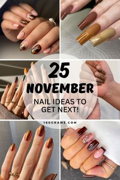 Save this pin for trendy nail art ideas perfect for the season! Elevate your style with these gorgeous designs that will make your nails stand out. #NovemberNails #NailArtInspo #SeasonalNailDesigns Plain Nails, Gradient Nails