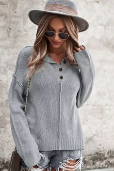 US$ 32.37 - New autumn and winter long-sleeved V-neck sexy stretch comfortable warm sweater top - www.streetally.com Trendy Gray Long Sleeve V-neck Sweater, Trendy Gray V-neck Sweater For Fall, Cozy Long Sleeve V-neck Sweater, Trendy Winter V-neck Sweater, Trendy Long Sleeve V-neck Sweater, Trendy Long Sleeve Soft Knit Sweater, Casual Long Sleeve Solid V-neck Sweater, Chic Non-stretch Long Sleeve Sweater, Casual Long Sleeve Top For Winter