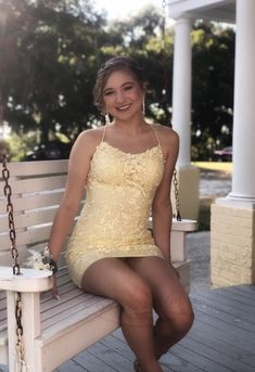 Yellow Hoco Dress, Yellow Homecoming Dress, Yellow Homecoming Dresses, Tight Prom Dresses, Junior Prom, Red Homecoming Dresses, Junior Prom Dresses, Sherri Hill Prom Dresses, Yellow Short