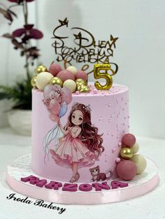 Princess Cake Design, Barbie Cake Designs, Barbie Doll Birthday Cake, Baby Shower Cake Designs, Cake Designs For Girl, Doll Birthday Cake, Boys 1st Birthday Cake, Butterfly Birthday Cakes, Baby First Birthday Cake