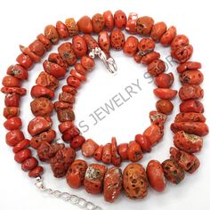 Antique Natural Red Coral Necklace Gorgeous Organic Red Coral Gemstone Necklace Gemstone Bead Size: 6.5 - 15 mm (Extremely Rare Size) Necklace Length: 48 cm or 50 cm (As per option selected) Note: Kindly note Necklace length includes 6 cm of lock and chain length. For Express delivery, Kindly select under delivery methods.. NOTE: Kindly Provide contact number in case of express delivery. Always contact us for Bulk Quantities Special Deals available for Bulk Orders. Affordable Coral Beaded Necklaces As Gift, Luxury Polished Red Coral Jewelry, Affordable Coral Beaded Necklace Gift, Nigerian Beads Necklaces Coral, Luxury Red Coral Round Beaded Necklaces, Red Gemstone Crystal Necklace With Round Shape, Red Crystal Necklace With Gemstone Beads, Red Crystal Necklaces With Gemstone Beads, Red Crystal Necklace With Natural Stones