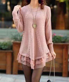 Buy More! Save More!

Size free





Color black, white, yellow, blue, orange, light pink, pink, green, Dress Knitting, Plain Sweaters, Thick Sweater, Pullover Outfit, Pretty Princess, Lace Sweater, Knitting Wool, Thick Sweaters, Loose Pullover