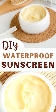 this diy waterproof sunscreen is so easy to make