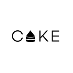 the word cake is written in black and white with an image of a crayon