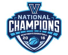 the logo for the national champs basketball team, which is on display in front of a white background