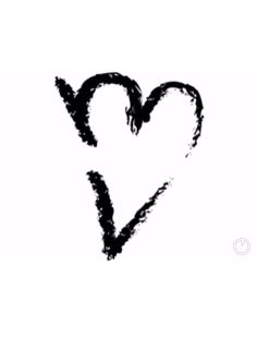 the word v is written in black ink