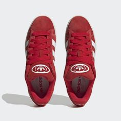 adidas Campus 00s Shoes - Red | Unisex Lifestyle | adidas US Red Campus, Campus 00s Shoes, 00s Shoes, Campus Adidas, Bold Shoes, Adidas Campus 00s, Adidas Sneaker, Burberry Jacket, Adidas Shop