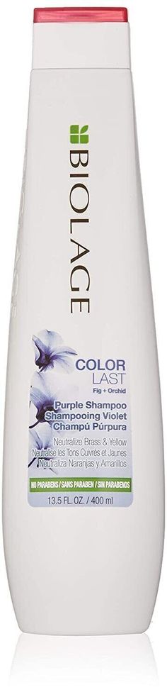 Biolage Color Last Purple Shampoo neutralizes brass & unwanted warm tones while conditioning and protecting hair from breakage. The combination of pure purple pigments with a blend of fig and orchid keeps your blonde healthy and conditioned! Toning purple shampoo that neutralizes brass and warm, yellow tones. Conditions and protects hair from breakage for soft, silky hair. Biolage Hair, Matrix Biolage, Color Conditioner, Toning Shampoo, Orchid Purple, Purple Shampoo, Yellow Tones, Color Treated Hair, Treated Hair